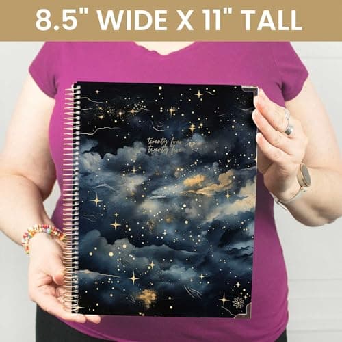 HARDCOVER bloom daily planners 2024-2025 (8.5" x 11") Academic Year Day Planner (July 2024 - July 2025) - Passion/Goal Organizer - Monthly & Weekly Inspirational Agenda Book - Midnight Sky 6