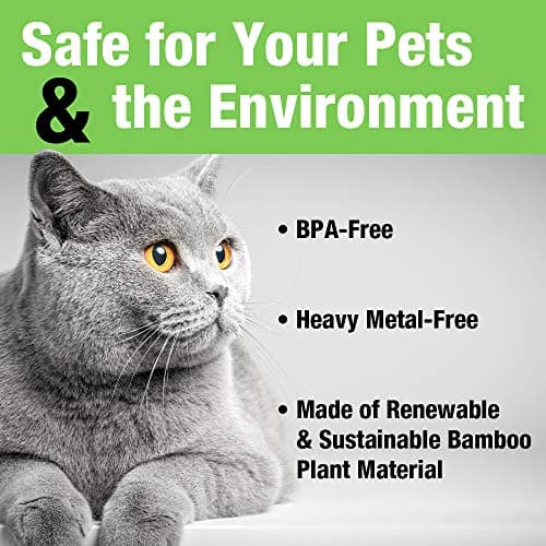 Van Ness ECOWARE Cat Dish, 8 Ounce, Assorted Colors, Pacific Blue, Single Dish (ECW20) 7