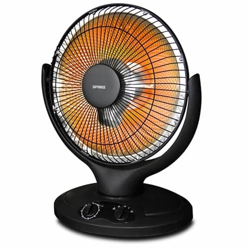 Optimus 9" Dish Heater, Standard, Black