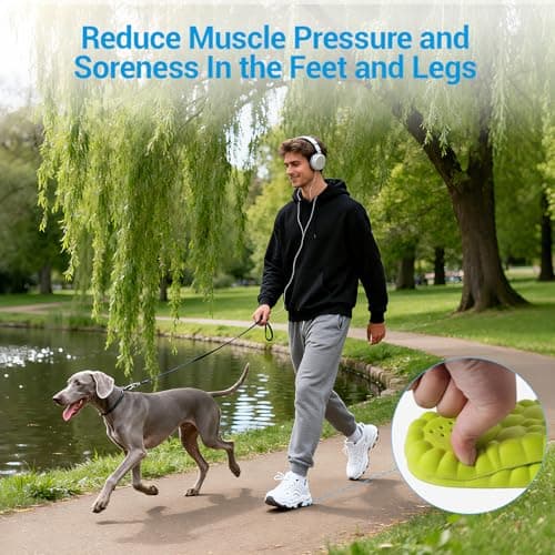 2 Pairs 4D Cloud Insole Soft Memory Foam Cushioning Insoles Relieve Foot Pain,Super Soft for Sports,Running Insoles 6