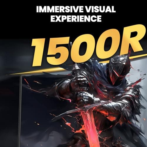 CRUA 49" Curved Gaming Monitor | DFHD(3840x1080P), 144Hz/165Hz, 1500R, 32:9, AMD FreeSync, 120% sRGB, Height Adjustable Ultra-Wide Screen Monitors, HDMI 2.1 & DP 1.4, Wall Mount Install- Black 6