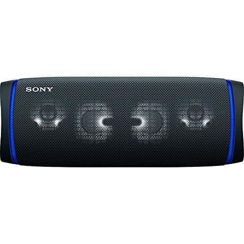Sony SRS-XB43 EXTRA BASS Wireless Bluetooth Outdoor Speaker with 24-Hour Battery Life, IP67 Waterproof, USB-C Charging, Party Lights, Speakerphone - Black
