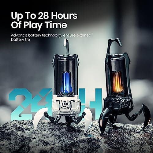 GravaStar Supernova Portable Bluetooth Speaker, LED Table Lamp Speaker, 9H Playtime, TWS Pairing, Wireless Speakers fo Party/Outdoor/Camping/Gifts 7