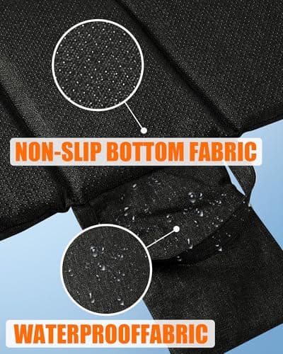 10000mAh Heated Seat Cushion Battery Operated - Foldable Portable USB Rechargeable Heating Seat Cushion for Office, Bleacher, Stadium, 8