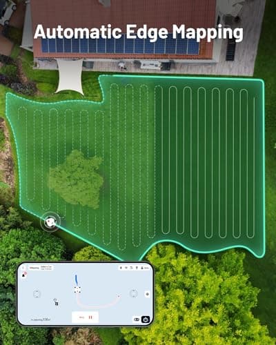 Mammotion LUBA 2 AWD 5000HX Robot Lawn Mower with 4G, Reception 1.25 Acres, Max. 1.48 Acres, All-Wheel-Drive for 80% Slope, UltraSense AI Vision & RTK Automatic Edge Mapping, 2.2"-4.0" Cutting Height 5
