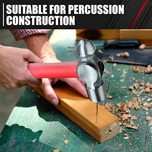 C&T 5-Piece Ball Peen Hammer Set, 8, 12, 16, 24, 32oz 7