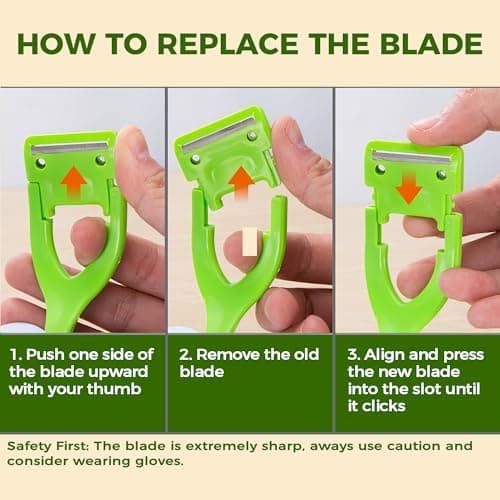 Apple Peeler for Apple Sauce and Pie, 8-Wedge Apple Slicer Corer with Stainless Steel Blades, Upgraded Strong Suction Base, Includes 2 Replacement Blades 8