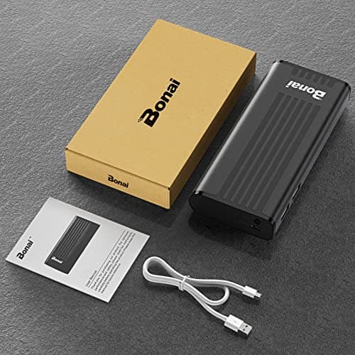 BONAI 10000mAh Portable Charger for Heated Vest, 5V 2.1A Battery Pack for Heated Jacket with Dual USB Output & LED Flashlight for iPhone iPad iPod Android and More 8