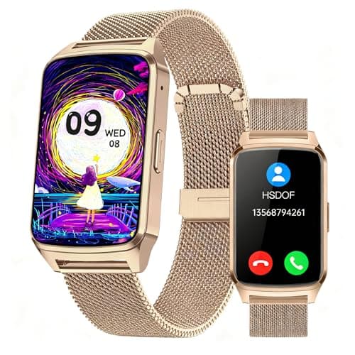 Fitness Tracker Watch for Women Men, Step Counter Compatible with iPhone and Android, IP68 Waterproof, Activity Track with Calorie, Sleep Monitor, 110+ Sports Modes Pedometer Smart Watch Smartwatch