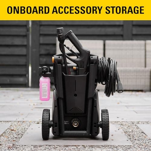 CAT Electric Pressure Washer 1850 PSI 1.4 GPM with 20' high-Pressure Hose, Quick Release Gun, 3-in-1 Nozzle Lance, Foam Cannon Water Pressure Washers, Power Washer for Your Home Patio, Driveway & RV 5