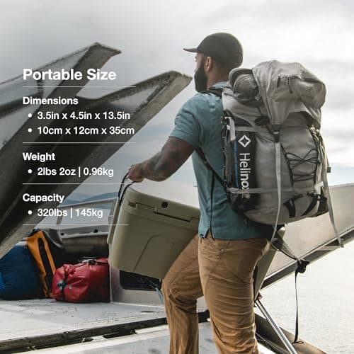 Helinox Chair One Original Lightweight Compact Collapsible Camping Chair Coyote tan, 2.1lbs Outdoor Chairs, Camping Chairs for Adult,Portable Chairs for Outside, Backpacking, Picnic, Adventures 5