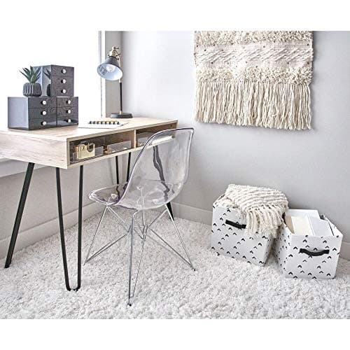 iDesign Decorative Countertop Vanity Tray Organizer for Bathroom, Bedroom, Closet, Entryway, The Clarity Collection – 8" x 12" x 2", Clear 6