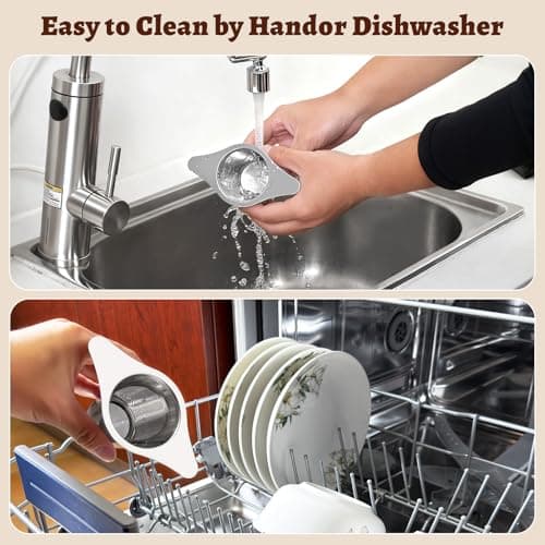 FrutPunch Loose Leaf Tea Infuser with Lid Set of 2, Ultra-Fine Mesh Tea Strainer, Large Capacity, Double Handles, Can be Hung on Teapot, Cup, Gift for Tea Lovers 6