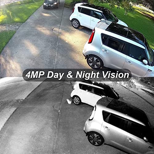 Anpviz 4MP PoE IP Dome Camera with Microphone/Audio, IP Security Camera Outdoor Indoor, 98ft Night Vision, IP66 Waterproof, 2.8mm Wide Angle Lens, 24/7 Recording, Not PTZ, NDAA Complaint (U Series) 5