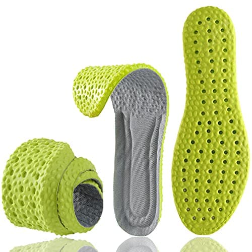 Shoe Insoles for Men Women, Memory Foam Insoles, Best Replacement Shoe Inserts, Providing Great Shock Absorption and Cushioning for Feet Relief, Prevent Foot Odor (Men 10-10.5 / Women 11-11.5)