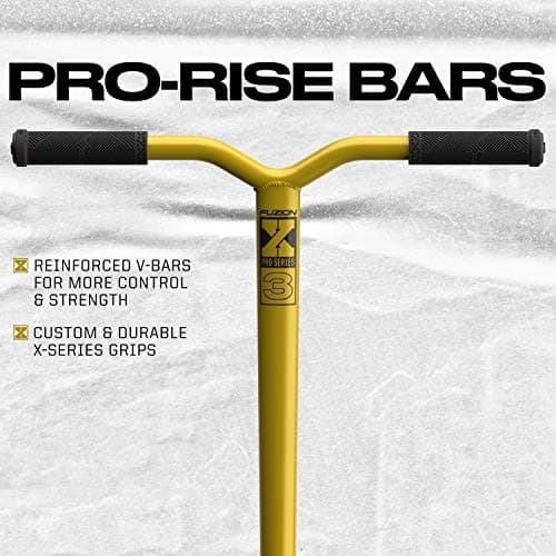 Fuzion Pro Scooters - Stunt Scooter for Kids 8 Years and Up - Perfect for Beginners Boys and Girls - Best Trick Scooter for BMX Freestyle Tricks (2018 Gold) 6