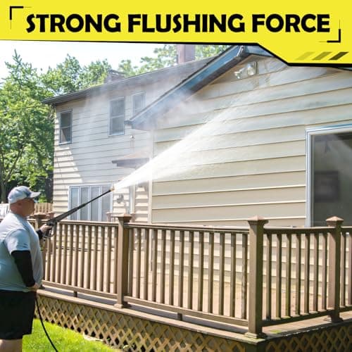 Electric Pressure Washer Max 2030 PSI 1.76 GPM 14.5-Amp 1800W Pressure Washer with 20 FT Tangle-Free Hose 35 FT Power Cord for Cars Fences Driveways Patios 6