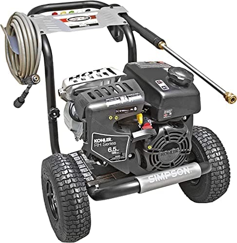 Simpson Cleaning 3100 PSI Gas Pressure Washer, 2.4 GPM Power Washer for Residential Use, Kohler SH270 Engine, 25-Foot MorFlex Hose, MegaShot, 49-State (MS60763) 8