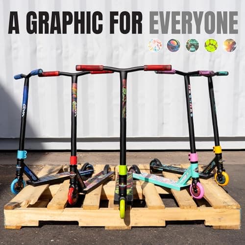 Pro Stunt Trick Scooter for Kids Ages 5-12 – Lightweight Durable Freestyle Kick Scooter for Skatepark and Street – Easy Assembly – Madd Gear MG2 7