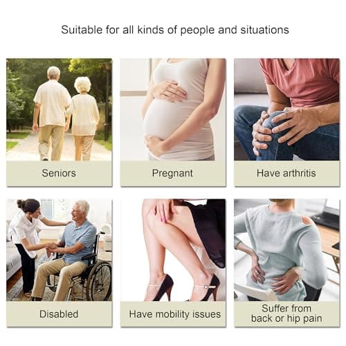 Fanwer Metal Shoe Horn Long Handle For Seniors,14"-37" Adjustable Shoehorns for Men and Women 6