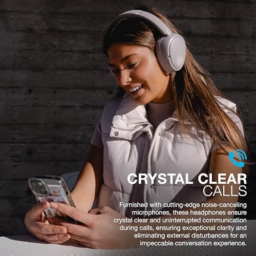 JLab JBuds Lux ANC Wireless Headphones, Mauve, Hybrid Active Noise Cancelling, Customizable Sound, Spatial Audio Compatible, Premium Over-Ear Bluetooth Headset 6