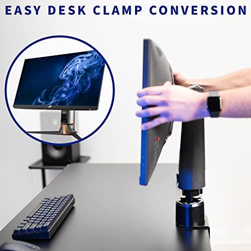VIVO Desk Clamp Adapter Designed for ASUS ROG Monitors, Supports Most PG and XG Series Models, For Compatible ASUS Monitors Only, C-Clamp Design, Easy Set-Up, MOUNT-ASROG 7