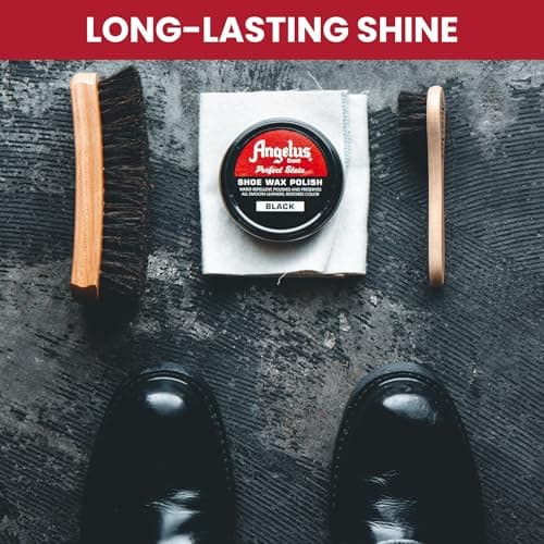 Angelus Perfect Stain Shoe Wax Polish, Professional Shoe Polish For Leather Shoes & Boots, 3 fl oz, Black 5