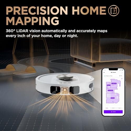 Shark Robot Vacuum & Mop, PowerDetect NeverTouch Pro, Self-Empty, Self-Refill with Self-Clean Pad Wash & Dry, 60-Day Debris Capacity, 30-Day Refill Tank, 5 PowerDetect Technologies, AV2800ZE (Renewed) 10