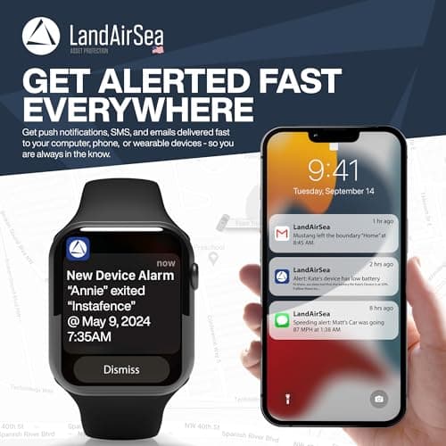LandAirSea 54 GPS Tracker - Made in the USA from Domestic & Imported Parts. Long Battery, Magnetic, Waterproof, Global Tracking. Subscription Required 7