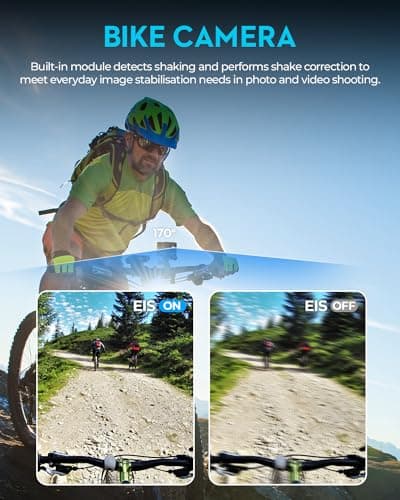 Action Camera 4K30fps with 64G SD Card,HD Waterproof Camera 131ft Underwater Cameras 20MP Pre-recording WiFi Camera 170° Remote Control Sports Cameras with 2 Batteries Helmet Mount Accessories Kits 5