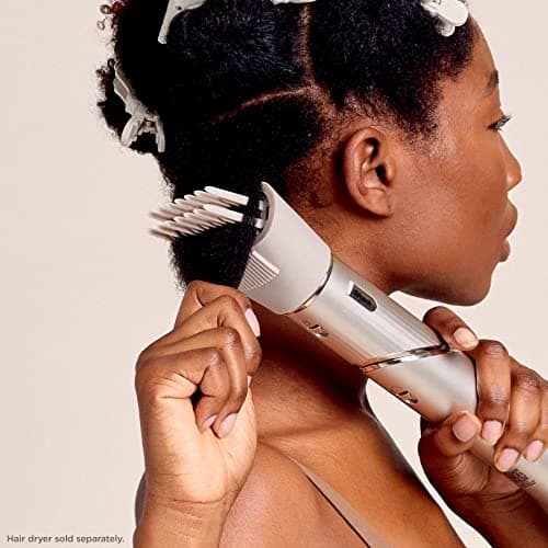 Shark XSKHD4WTCA FlexStyle Wide Tooth Comb, Blow Dryer Comb Attachment for FlexStyle Air Styling & Drying System, Styling Tool, for Curly and Coily Hair, Stone 8