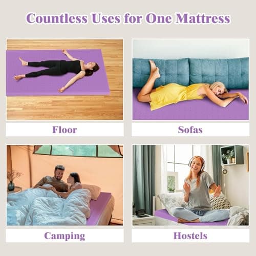 Airensky 2 Inch Cooling Gel Memory Foam Mattress Topper Twin XL Size - CertiPUR-US Certified Bed Topper, Pressure Relief for Back Pain, Breathable Design, Odor-Free (39"x80") 7