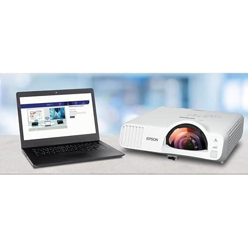 Epson PowerLite L210SW Short Throw 3LCD Projector - 16:10, Ethernet, HDMI, USB, Wi-Fi Connectivity, White 7
