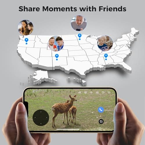 Hiseeu No WiFi Security Camera, [24/7 Recording] 4G Cellular Security Cameras Wireless Outdoor, 20W Solar Cameras 360°PTZ, 2K Night Vision, 2-Way Talk, 20000mAh Battery, 64G SD & SIM Card 7