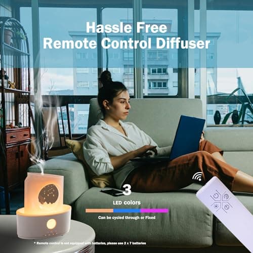 ATNSDPB Raindrop Humidifier for Bedroom & Aromatherapy Diffusers,300ml Ultrasonic Essential Oil Diffuser,Small Scent Air Humidifiers,with 3 LED Color Changing Lights,Timer,Auto Shut-Off Safety Switch 5