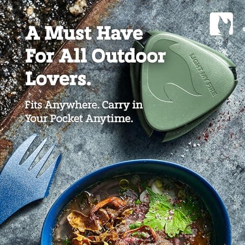 Light My Fire Salt & Pepper Shakers — Travel Salt and Pepper Shakers — Travel Spice Kit Portable Spice Shaker — Multi Spice Container and Salt Dispenser for Outdoor Picnic Camping BPA-Free, SandyGreen 7