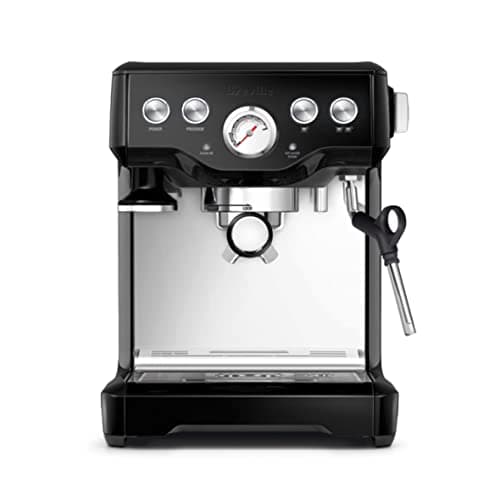 Breville Infuser Espresso Machine BES840XL, 10.25 x 12.5 x 13.25 Inches, Black Sesame