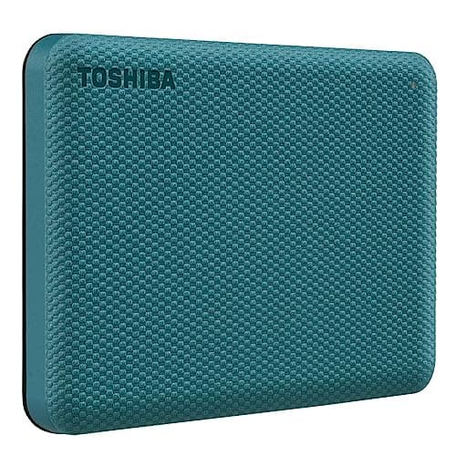 Toshiba Canvio Advance 1TB Portable External Hard Drive USB 3.0, Green - HDTCA10XG3AA, Backup 2.0