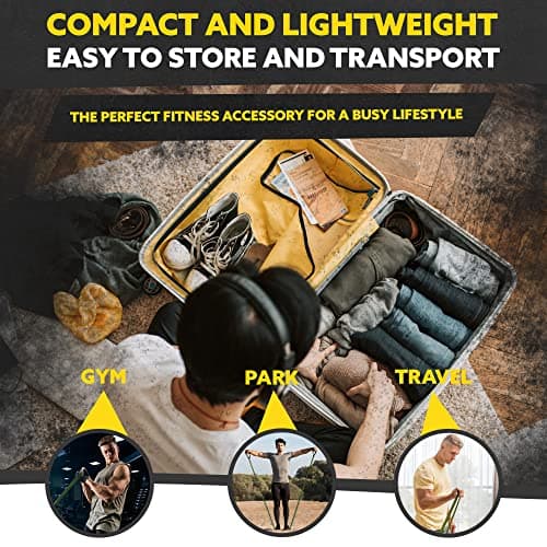 Long Resistance Bands for Working Out Men and Women - Set of 5 Pull-Up Bands, Pull Up Assistance Bands - Workout Bands Resistance for Men - Stretch Bands for Exercise Bands Resistance Bands Set 7