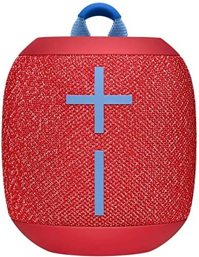 Ultimate Ears Wonderbooms 2 Wireless Speaker, Deep Bass, 360 ° Surround Sound, Waterproof, 2 Speaker Connection for Powerful Sound, 13h Battery,Radical Red (Renewed)