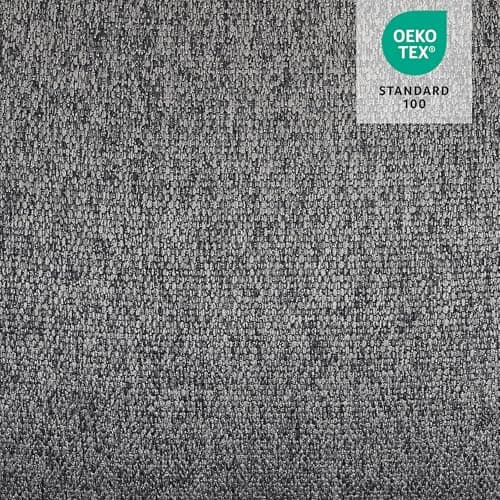 MCombo Power Lift Recliner Chair with Extended Footrest for Elderly People, Fabric 7287/7087 (Dark Gray, Medium) 9