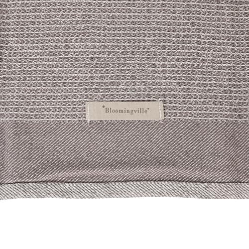 Bloomingville Cotton Waffle Weave Tea Towels (Set of 2), Grey, 2 Count 7