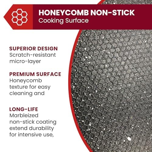 Elite Gourmet EG6201 Extra Deep 12"x12"x3.2" (7.5Qt.) Scratch Resistant Dishwasher Safe, Non-stick Electric Skillet with Glass Vented Lid, Adjustable Temperature, Black 6