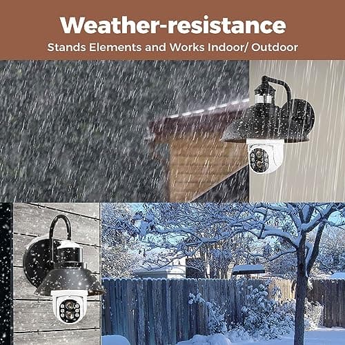 XMARTO 3-Combo Light Bulb Wireless Security Camera with Recorder and Storage, Dual-Lens 10X Zoom, AI Auto Tracking Pan/Tilt/Zoom, 24/7 Auto-Following Surveillance, E27 Socket (4K 10CH 3-Camera Set) 9