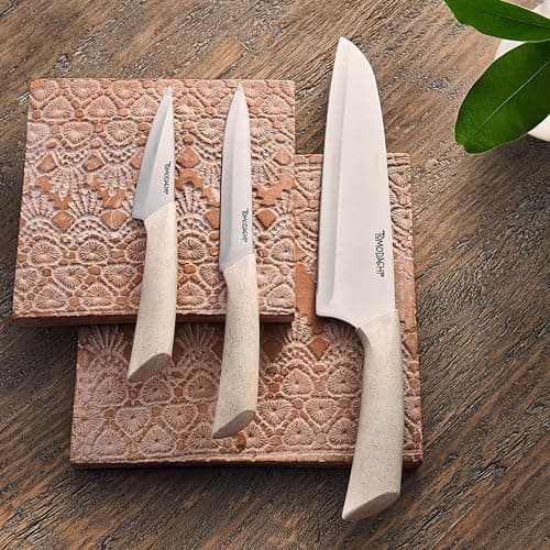 Hampton Forge HMC01B629L Harvest 13-Piece Block Set, 12 Knives, Block Color MAY VARY in Tone, Wood Handles and Stainless Steel Blades 6