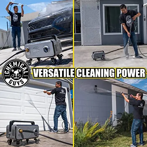 Chemical Guys ProFlow PM2000 Electric Pressure Washer – 14.5 Amp Motor, 2030 Max PSI, 1.77 GPM with 5 Quick Connect Tips, Compact Portable Pressure Washer for Cars, Patios, Driveways and Home Cleaning 9