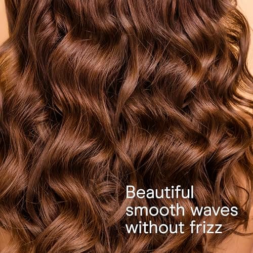 Conair Double Ceramic 1-Inch Curling Wand, Produces Flawless Waves, Curling Iron for Use on Medium and Long Hair, 30 Heat Setting Curling Iron, White 5
