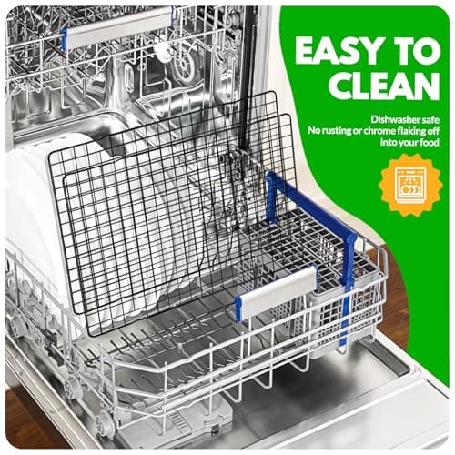 2 PCS Cooling Racks for Cooking and Baking, 15x10 Inches Stainless Steel Cooling Rack, Sheet Pan with Wire Rack for Baking Sheet, Bacon Rack Oven Safe Fits Jelly Roll Sheet Pan - Black 5