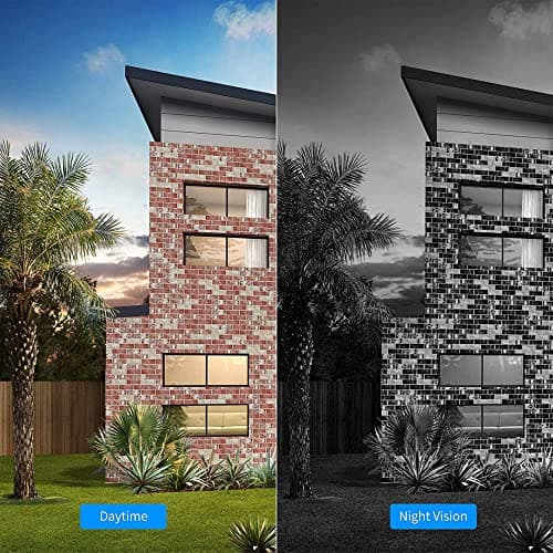 Hiseeu Camera Add on 3MP Outdoor Wireless Security Camera, Waterproof Outdoor Indoor 3.6mm Lens IR Cut Day & Night Vision with Power Adapter, Compatible 10CH Wireless Security Camera System 6