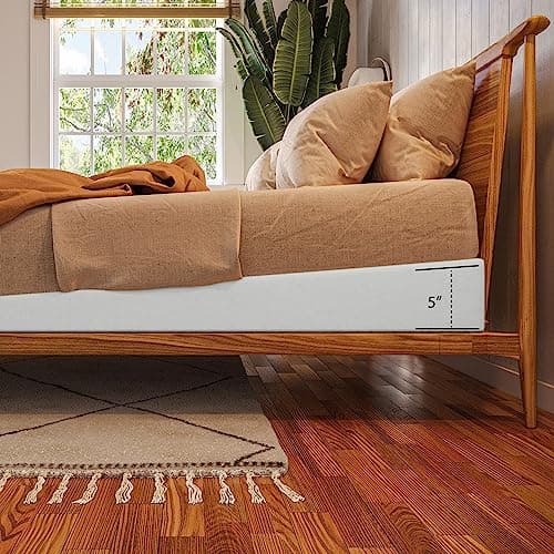 Avana Mattress Elevator 5-Inch - Gentle Incline Under Mattress Support - Riser for Snoring, Acid Reflux, and Sinus Relief, Queen